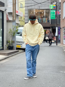「ショット」｜鈴木 瞬さん（メンズ・176cm）の冬コーディネート