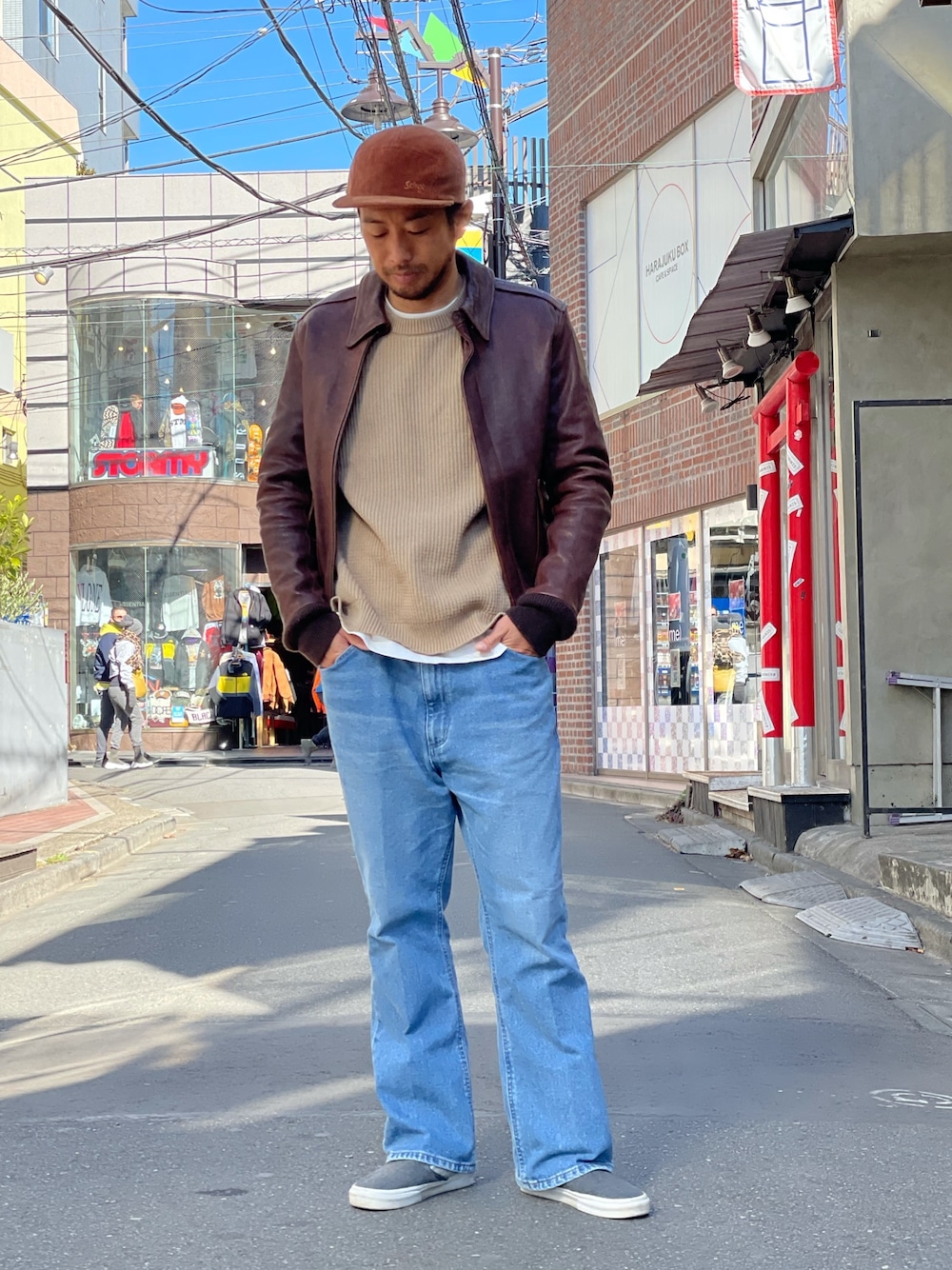 Schott ショット A-2 レザー ジャケット ダークブラウン系 サイズ38 Schott ショット A-2 レザー 環境に優しいレザー ジャケット