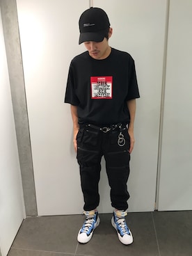 「L.H.P Private Brand（エルエイチピープライベートブランド）のアイテム（パンツ）」を使った、イトウセイさん（メンズ・170cm）の夏コーディネート