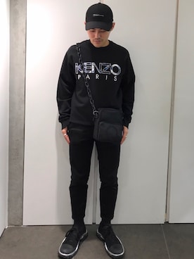 「DANKE SCHON（ダンケシェーン）のアイテム（バッグ）」を使った、イトウセイさん（メンズ・170cm）の夏コーディネート