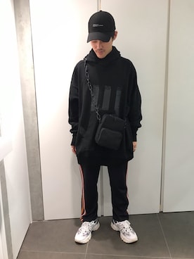 「NILoS（ニルズ）のアイテム」を使った、イトウセイさん（メンズ・170cm）の夏コーディネート