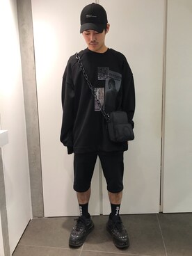 「DANKE SCHON（ダンケシェーン）のアイテム（バッグ）」を使った、イトウセイさん（メンズ・170cm）の夏コーディネート