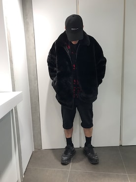 「DANKE SCHON（ダンケシェーン）のアイテム（ブルゾン）」を使った、イトウセイさん（メンズ・170cm）の秋コーディネート