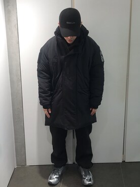 「DANKE SCHON（ダンケシェーン）のアイテム（ダウンジャケット/コート）」を使った、イトウセイさん（メンズ・170cm）の秋コーディネート