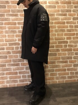 「DANKE SCHON（ダンケシェーン）のアイテム（ダウンジャケット/コート）」を使った、イトウセイさん（メンズ・170cm）の冬コーディネート