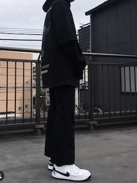 「soe（ソーイ）のアイテム」を使った、イトウセイさん（メンズ・170cm）の春コーディネート