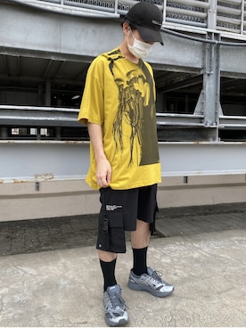 「NILoS（ニルズ）のアイテム」を使った、イトウセイさん（メンズ・170cm）の春コーディネート