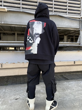 「Y-3（ワイスリー）のアイテム」を使った、イトウセイさん（メンズ・170cm）の夏コーディネート