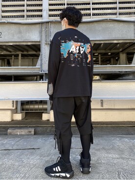 「L.H.P Private Brand（エルエイチピープライベートブランド）のアイテム（トップス）」を使った、イトウセイさん（メンズ・170cm）の夏コーディネート