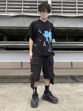 「NILoS（ニルズ）のアイテム」を使った、イトウセイさん（メンズ・170cm）の夏コーディネート