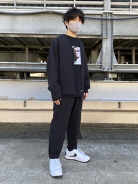 「L.H.P Private Brand（エルエイチピープライベートブランド）のアイテム（トップス）」を使った、イトウセイさん（メンズ・170cm）の秋コーディネート