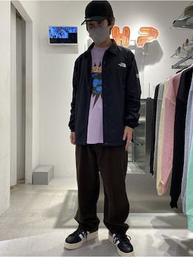 「THE NORTH FACE（ザノースフェイス）のアイテム（ブルゾン）」を使った、イトウセイさん（メンズ・170cm）の秋コーディネート