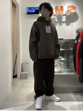 「RAF SIMONS（ラフシモンズ）のアイテム」を使った、イトウセイさん（メンズ・170cm）の秋コーディネート