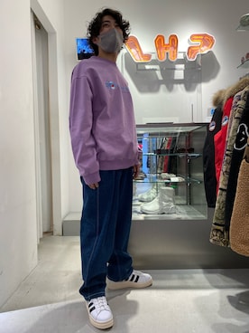 「Y-3（ワイスリー）のアイテム（シューズ）」を使った、イトウセイさん（メンズ・170cm）の秋コーディネート