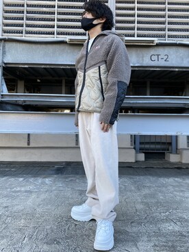 「NIKE（ナイキ）のアイテム（ブルゾン）」を使った、イトウセイさん（メンズ・170cm）の秋コーディネート