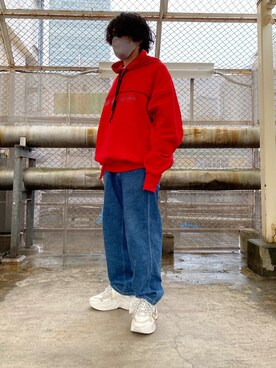 「L.H.P（エルエイチピー）のアイテム（シューズ）」を使った、イトウセイさん（メンズ・170cm）の冬コーディネート