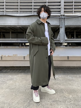 「soe（ソーイ）のアイテム（ジャケット/アウター）」を使った、イトウセイさん（メンズ・170cm）の冬コーディネート