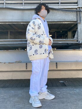 「L.H.P（エルエイチピー）のアイテム（シューズ）」を使った、イトウセイさん（メンズ・170cm）の冬コーディネート