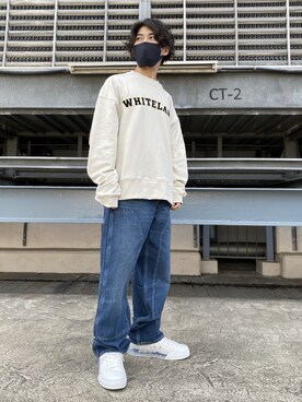 「Levi's RED（リーバイスレッド）のアイテム」を使った、イトウセイさん（メンズ・170cm）の冬コーディネート