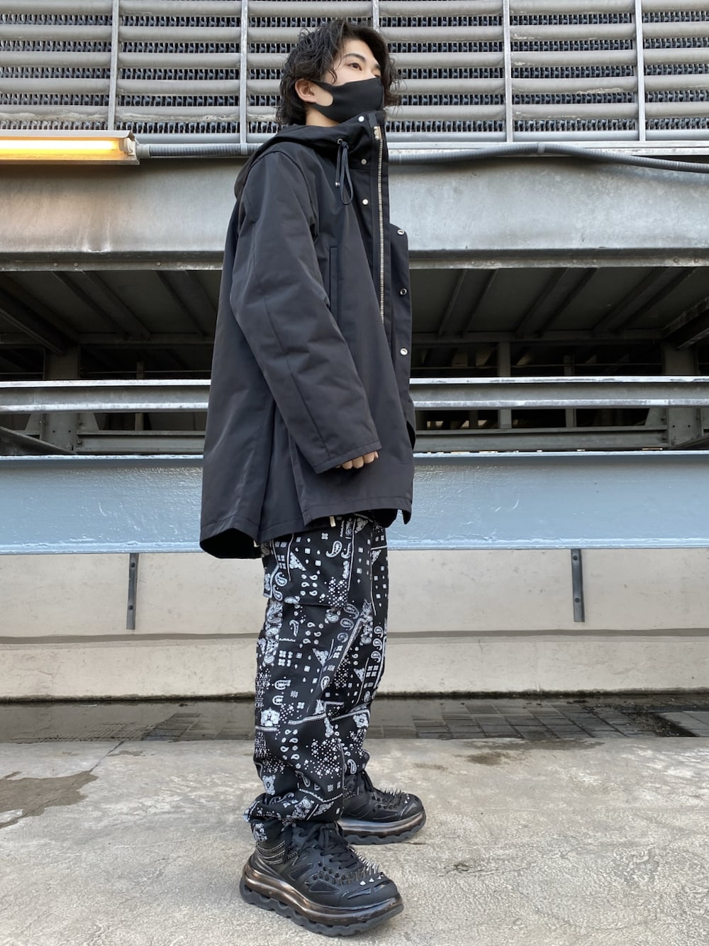 soe（ソーイ） モッズコート ネイビー 中古・古着通販】sacai (サカイ) オーバーサイズモッズコート