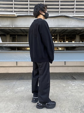 「NakedWolfe（ネイキッドウルフ）のアイテム」を使った、イトウセイさん（メンズ・170cm）の冬コーディネート