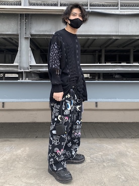 「KIDILL（キディル）のアイテム」を使った、イトウセイさん（メンズ・170cm）の冬コーディネート