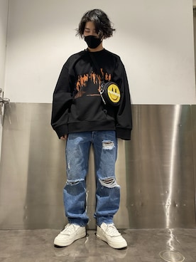 「AZS TOKYO（アザストーキョー）のアイテム」を使った、イトウセイさん（メンズ・170cm）の春コーディネート