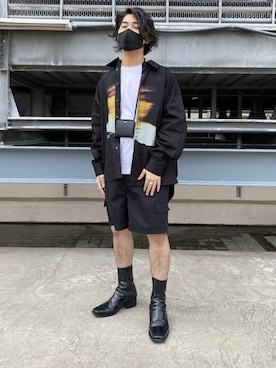 「soe（ソーイ）のアイテム」を使った、イトウセイさん（メンズ・170cm）の春コーディネート
