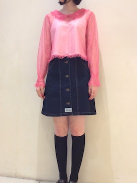 「PINKHOUSECHELSEA」｜PINKHOUSEchelsea PRさん（レディース・163cm）の冬コーディネート