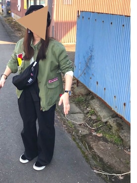 「ZARA KIDS」｜「アイテム（ハンチング/ベレー帽）」を使った、koさん（レディース・152cm）の秋コーディネート