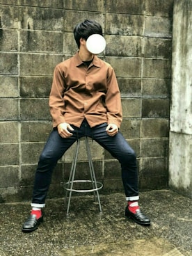 「WEGO（ウィゴー）のアイテム（ナイロンジャケット）」を使った、くっちさん（メンズ・178cm）の夏コーディネート