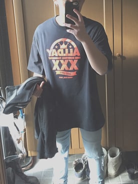 「アイテム（ジャージ）」を使った、leさん（メンズ・173cm・10代）の冬コーディネート