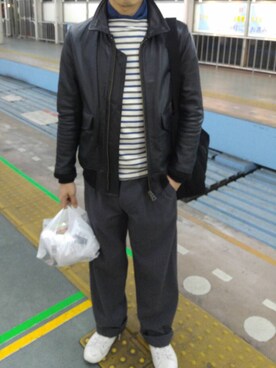 farrattiさん（メンズ・172cm）の春コーディネート