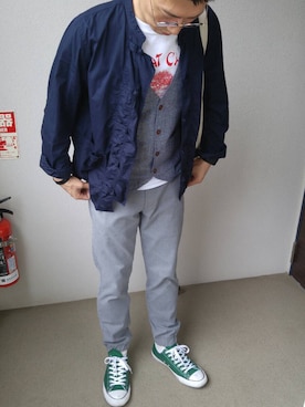 farrattiさん（メンズ・172cm）の春コーディネート