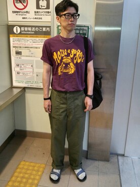 farrattiさん（メンズ・172cm）の夏コーディネート