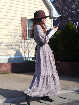 サラサペイズリープリントワンピースを使った人気ファッションコーディネート Wear サラサペイズリープリントワンピースを使った人気ファッションコーディネート Wear