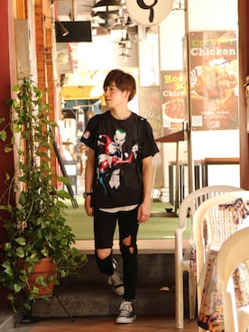 「アイテム（バングル/リストバンド）」を使った、1222_gさん（メンズ・165cm・20代）の冬コーディネート