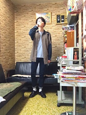 「L.H.P（エルエイチピー）のアイテム（リング）」を使った、1222_gさん（メンズ・165cm）の春コーディネート