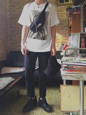 「L.H.P（エルエイチピー）のアイテム（リング）」を使った、1222_gさん（メンズ・165cm）の夏コーディネート