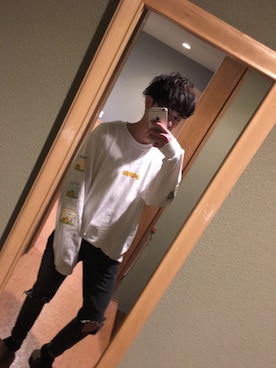 「アイテム（ピアス（両耳用））」を使った、1222_gさん（メンズ・165cm・20代）の春コーディネート