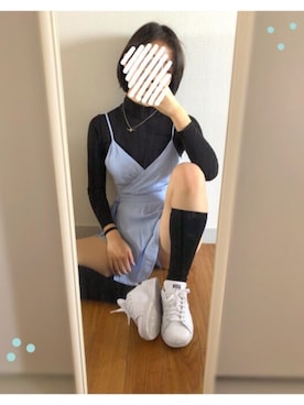 「FOREVER 21」｜「アイテム（オールインワン・サロペット）」を使った、wertyiesさん（レディース・163cm）の秋コーディネート