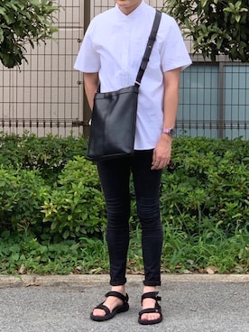 「URBAN RESEARCH（アーバンリサーチ）のアイテム（腕時計）」を使った、ましゅーさん（メンズ・181cm）の夏コーディネート