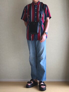 「URBAN RESEARCH（アーバンリサーチ）のアイテム（腕時計）」を使った、ましゅーさん（メンズ・181cm）の夏コーディネート