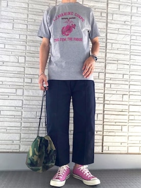 「アイテム（腕時計）」を使った、まさおさん（メンズ・166cm・30代）の夏コーディネート