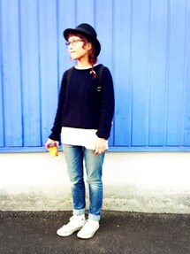 Avail | 旦那さんのロンteeを借りました♡
Ｌサイズです。(Tシャツ/カットソー)