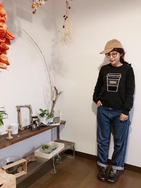 花屋になりたくてさん(レディース・156cm)の秋コーディネート