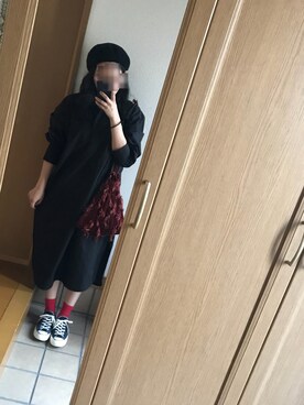 「アイテム（シャツワンピース）」を使った、MNMさん（レディース・160cm・20代）の秋コーディネート