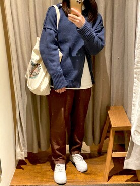 「Aymmy in the batty girls（エイミーインザバッティーガール）のアイテム（Tシャツ/カットソー）」を使った、みこさん（レディース・153cm）の春コーディネート