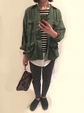 「SEVENDAYS=SUNDAY（セブンデイズサンデイ）のアイテム（腕時計）」を使った、らいらさん（レディース・162cm）の春コーディネート