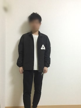 「palace」｜「アイテム（ジャケット/アウター）」を使った、yu〜さん（メンズ・160cm）の春コーディネート